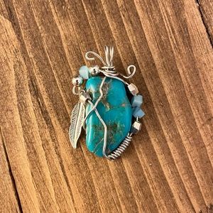 Wire Wrapped Southwestern Pendant